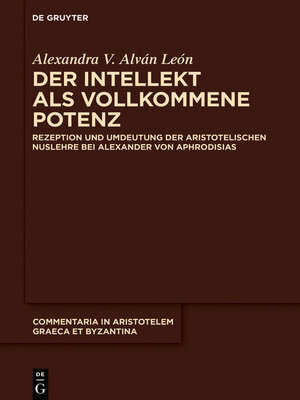 cover image of Der Intellekt als vollkommene Potenz